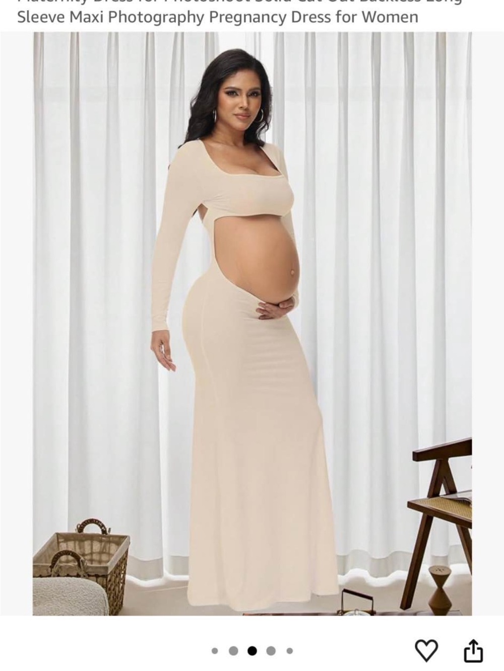 Maternity shoot dress
